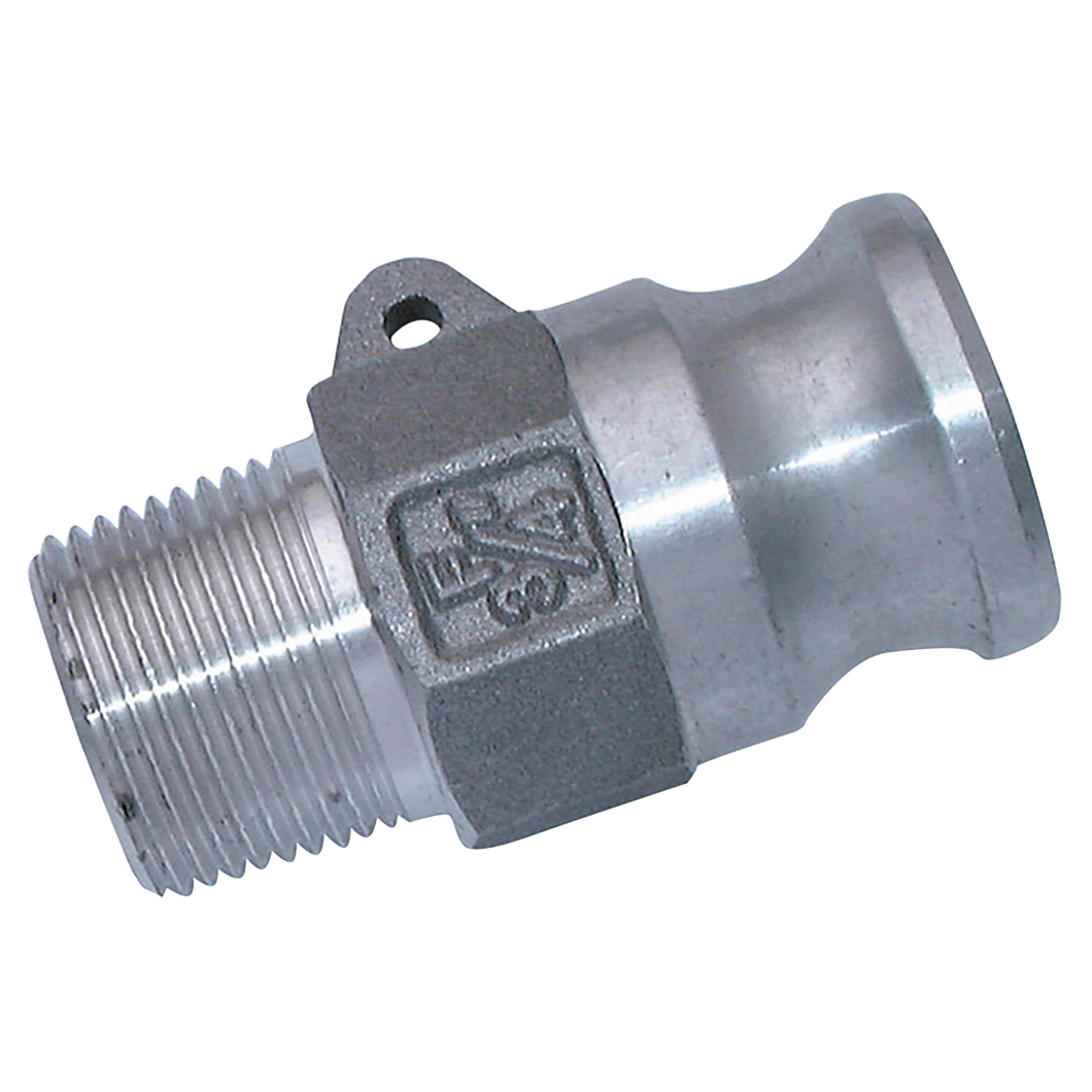 Camlock Aluminium NPT Male Type F Threaded Plug