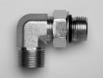 ORFS Male x UNF Adjustable Male 90 Degree Compact Elbow Forged