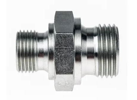 Hydraulik-Winkeladapter 1/2 BSP Auf 7/8 UNF – 2x, 90° Justierbar, Für Hydraulikleitungen