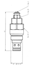 Load image into Gallery viewer, Hydronit VMDC20A1 Relief Valve Standard Screw Adjuster 0-30 Bar
